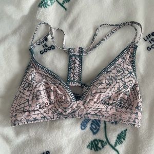 cute patterned swimsuit top